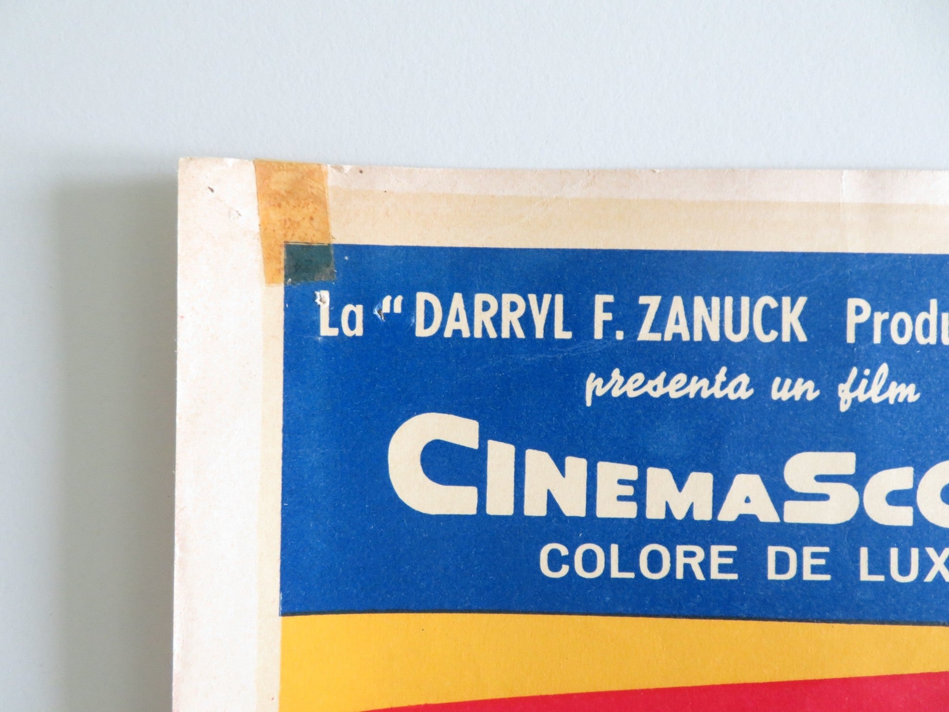 THE BIG GAMBLE - C ITALIAN FOTOBUSTA POSTER STEPHEN BOYD JULIETTE GRECO 1961 Rendezvous Cinema Movie posters