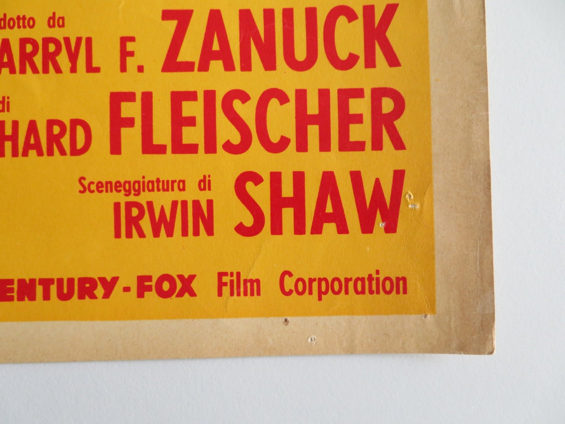 THE BIG GAMBLE - D ITALIAN FOTOBUSTA POSTER STEPHEN BOYD JULIETTE GRECO 1961 Rendezvous Cinema Movie posters