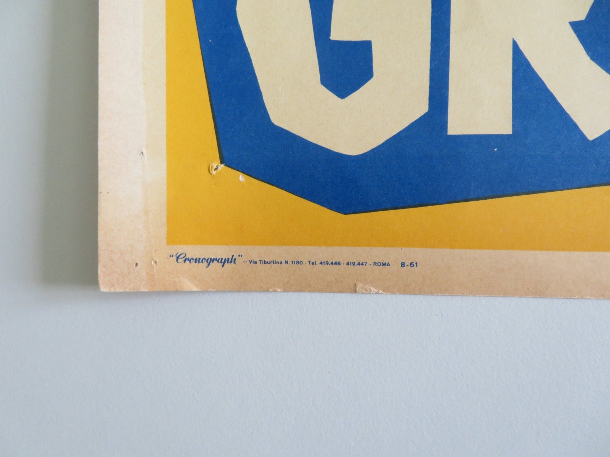 THE BIG GAMBLE - D ITALIAN FOTOBUSTA POSTER STEPHEN BOYD JULIETTE GRECO 1961 Rendezvous Cinema Movie posters