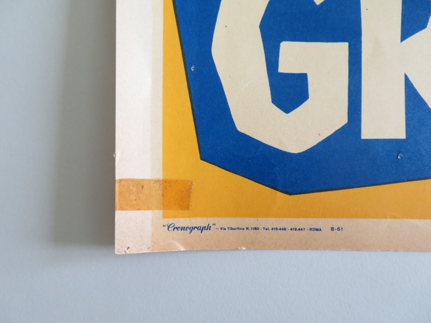 THE BIG GAMBLE - E ITALIAN FOTOBUSTA POSTER STEPHEN BOYD JULIETTE GRECO 1961 Rendezvous Cinema Movie posters