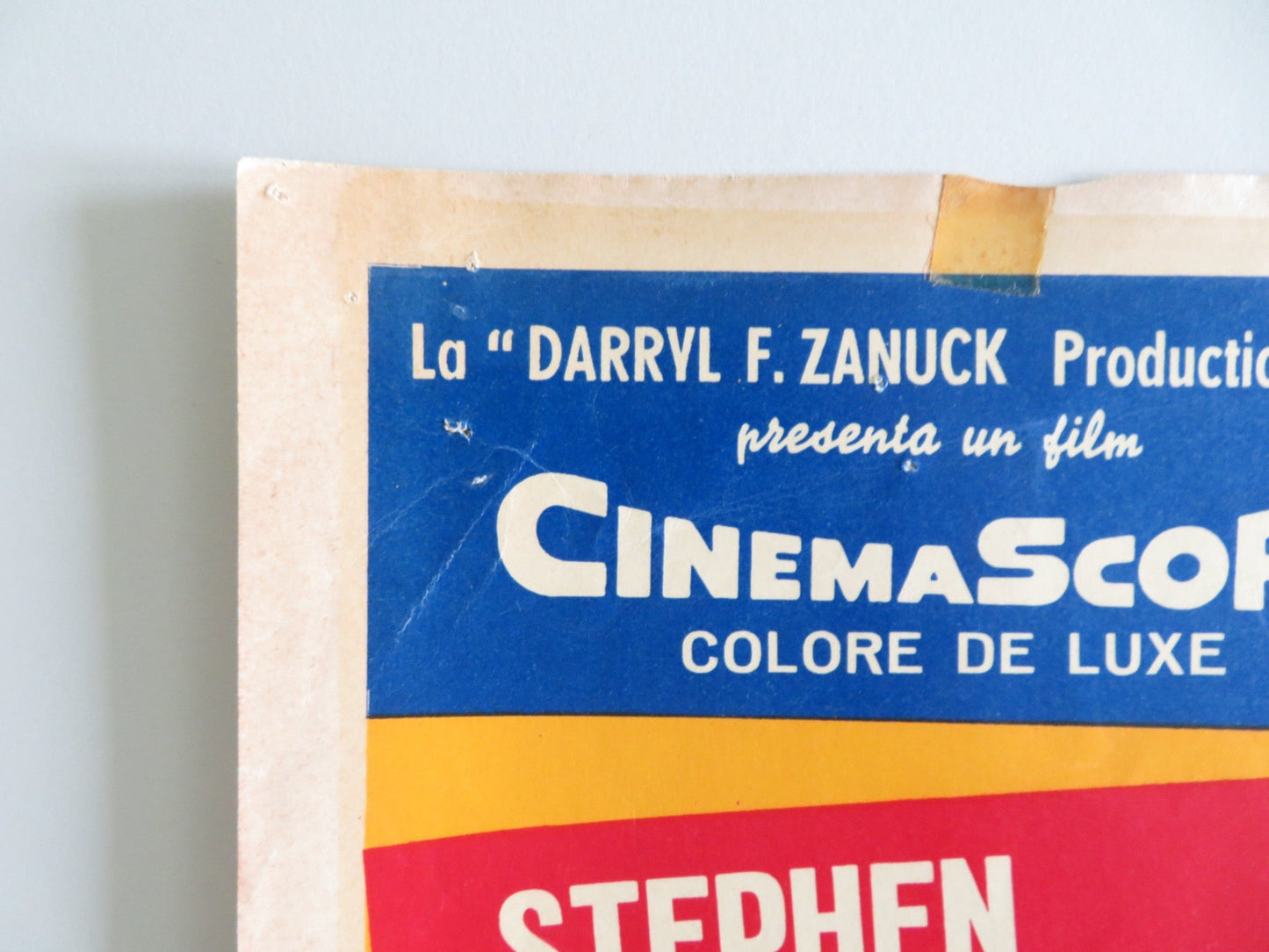 THE BIG GAMBLE - F ITALIAN FOTOBUSTA POSTER STEPHEN BOYD JULIETTE GRECO 1961 Rendezvous Cinema Movie posters