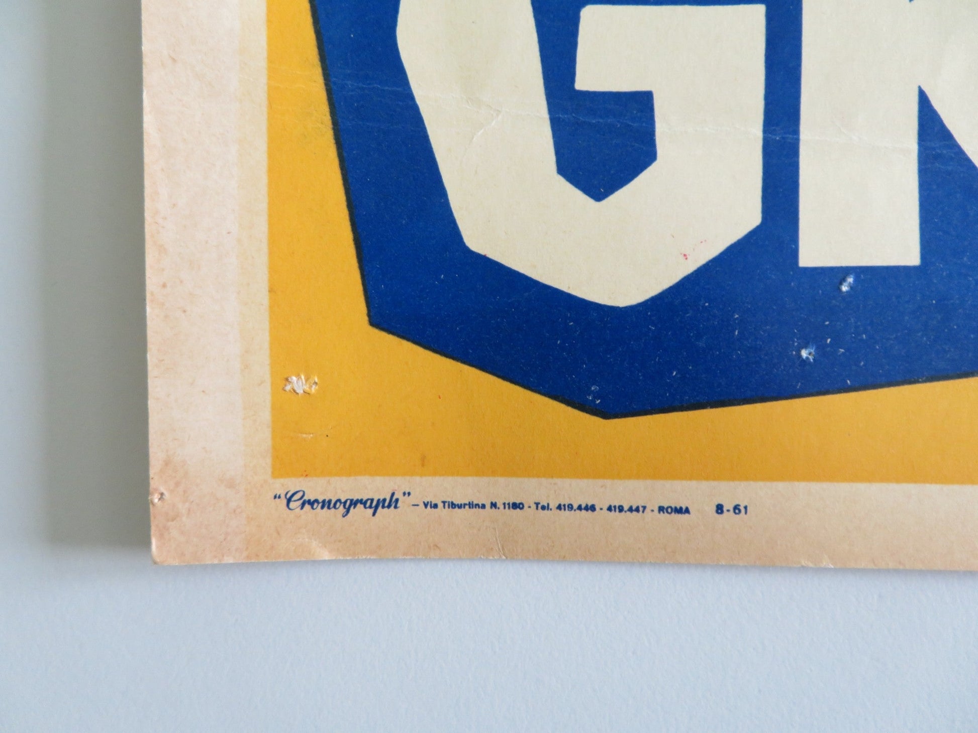 THE BIG GAMBLE - F ITALIAN FOTOBUSTA POSTER STEPHEN BOYD JULIETTE GRECO 1961 Rendezvous Cinema Movie posters