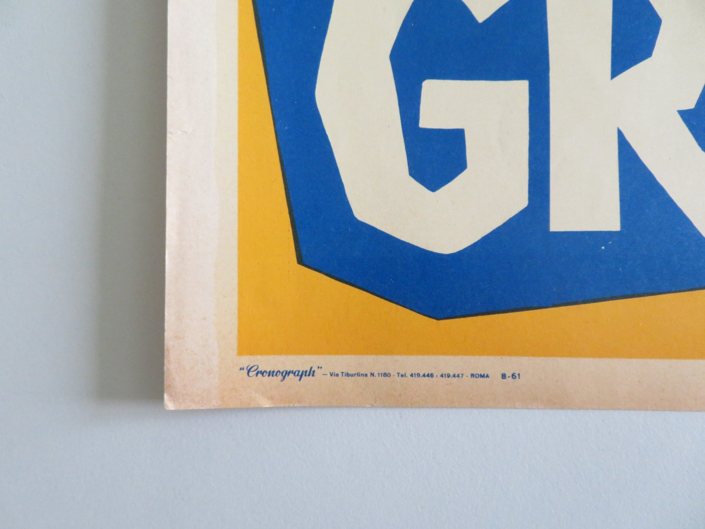 THE BIG GAMBLE - G ITALIAN FOTOBUSTA POSTER STEPHEN BOYD JULIETTE GRECO 1961 Rendezvous Cinema Movie posters