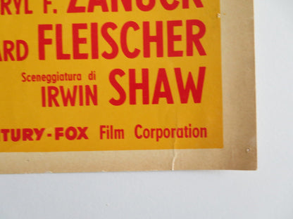 THE BIG GAMBLE - G ITALIAN FOTOBUSTA POSTER STEPHEN BOYD JULIETTE GRECO 1961 Rendezvous Cinema Movie posters