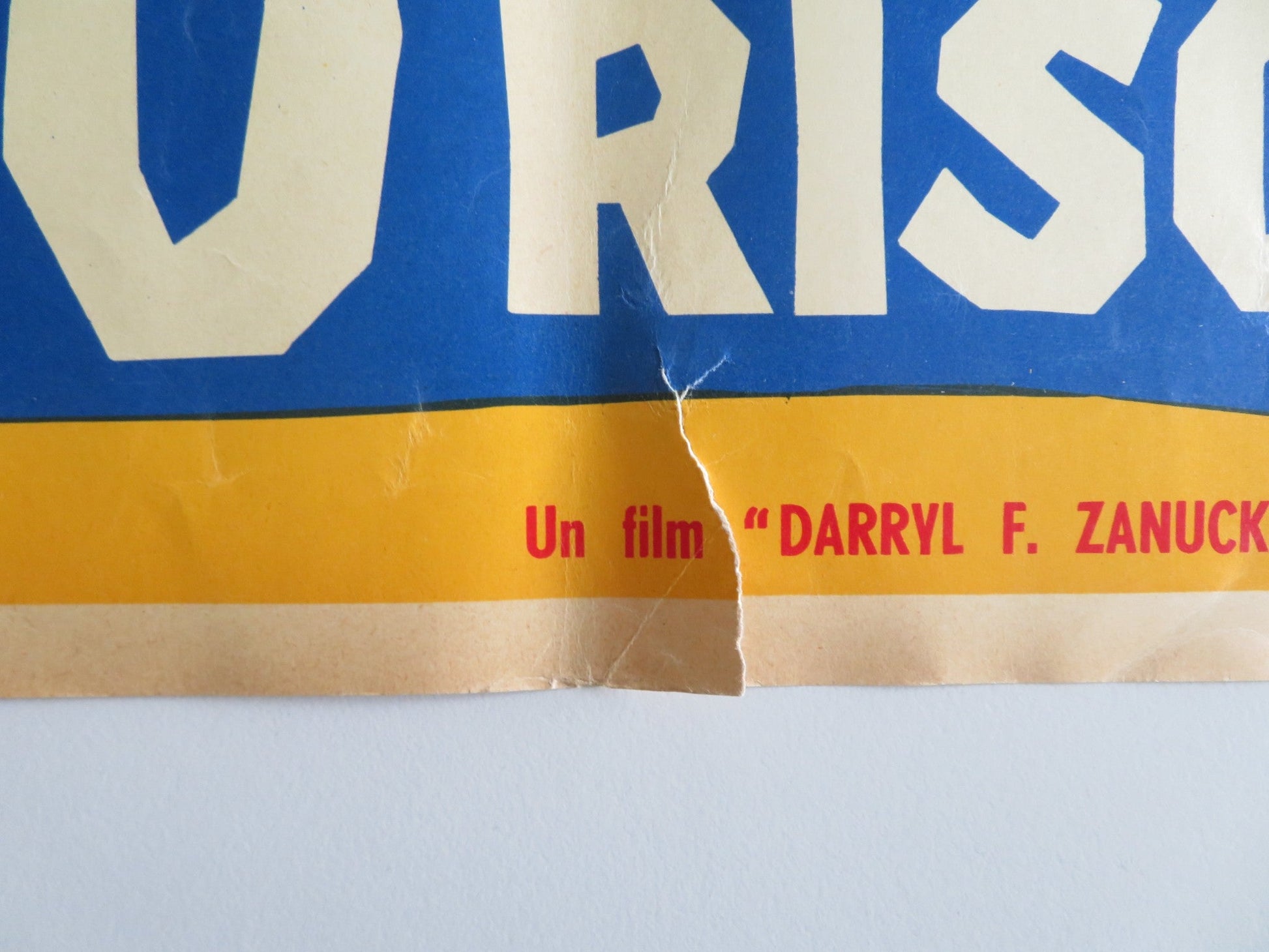 THE BIG GAMBLE - G ITALIAN FOTOBUSTA POSTER STEPHEN BOYD JULIETTE GRECO 1961 Rendezvous Cinema Movie posters