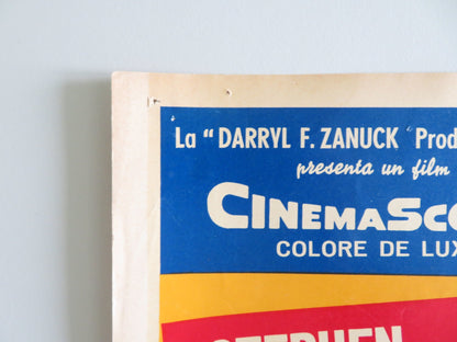 THE BIG GAMBLE - G ITALIAN FOTOBUSTA POSTER STEPHEN BOYD JULIETTE GRECO 1961 Rendezvous Cinema Movie posters