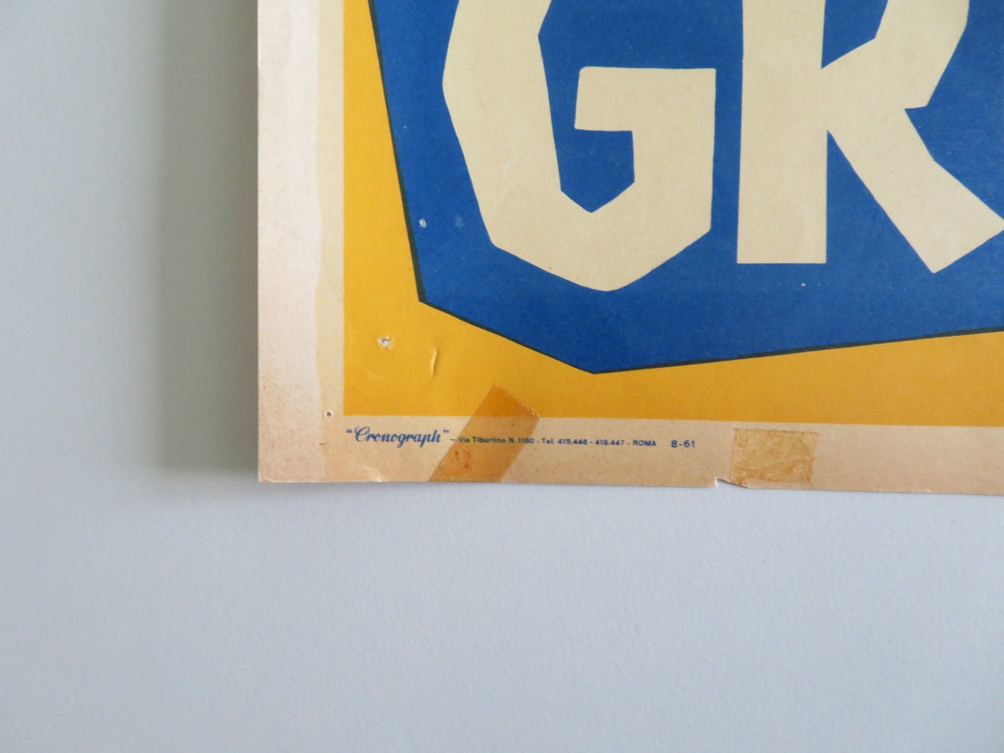 THE BIG GAMBLE - H ITALIAN FOTOBUSTA POSTER STEPHEN BOYD JULIETTE GRECO 1961 Rendezvous Cinema Movie posters