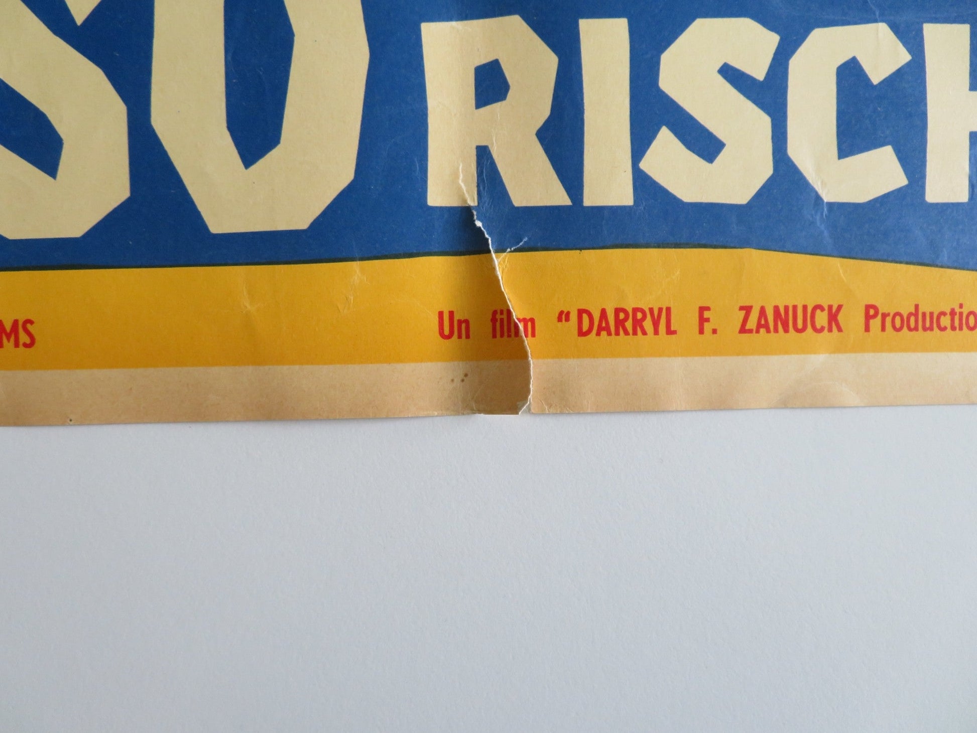 THE BIG GAMBLE - H ITALIAN FOTOBUSTA POSTER STEPHEN BOYD JULIETTE GRECO 1961 Rendezvous Cinema Movie posters