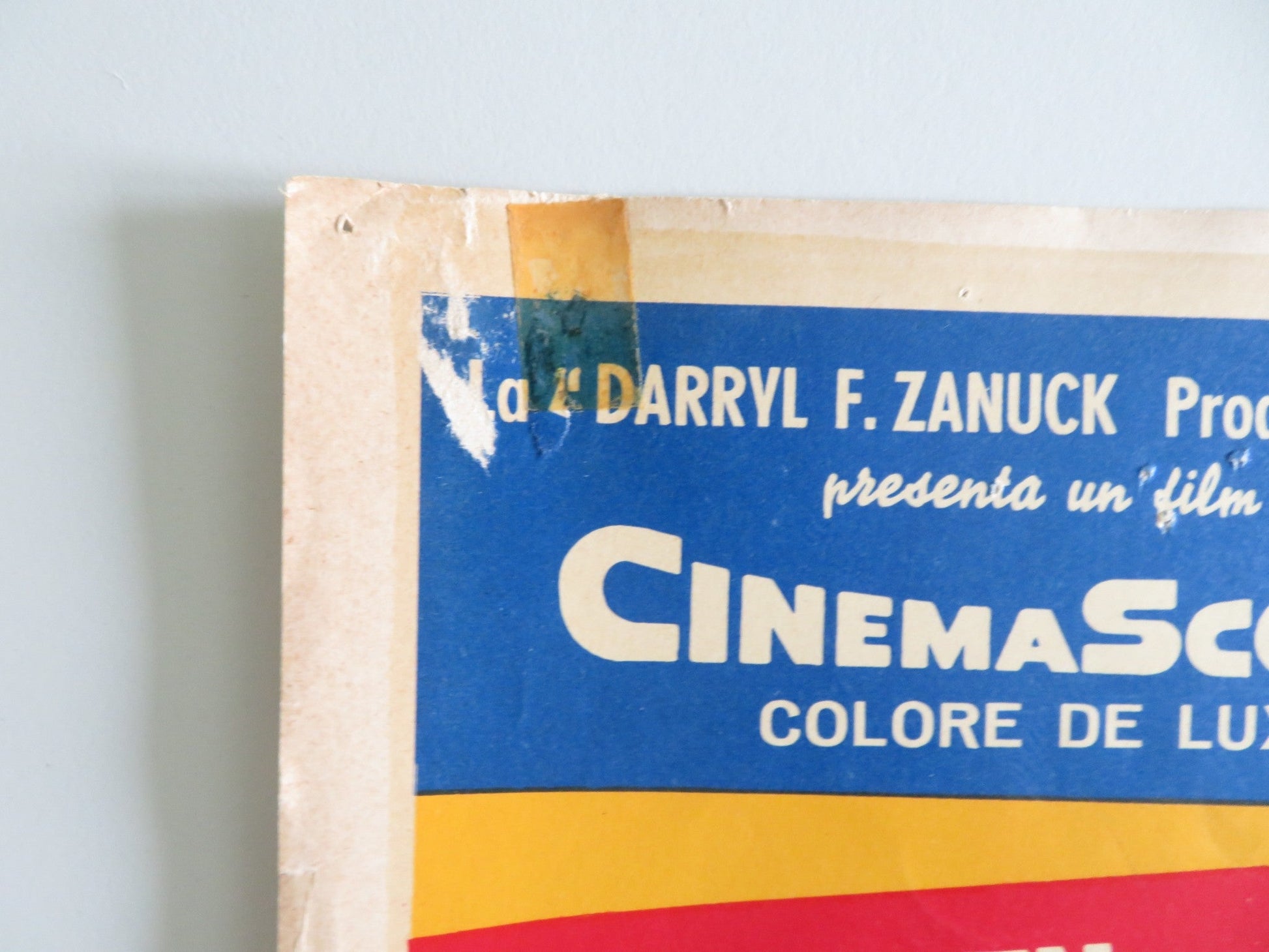 THE BIG GAMBLE - I ITALIAN FOTOBUSTA POSTER STEPHEN BOYD JULIETTE GRECO 1961 Rendezvous Cinema Movie posters