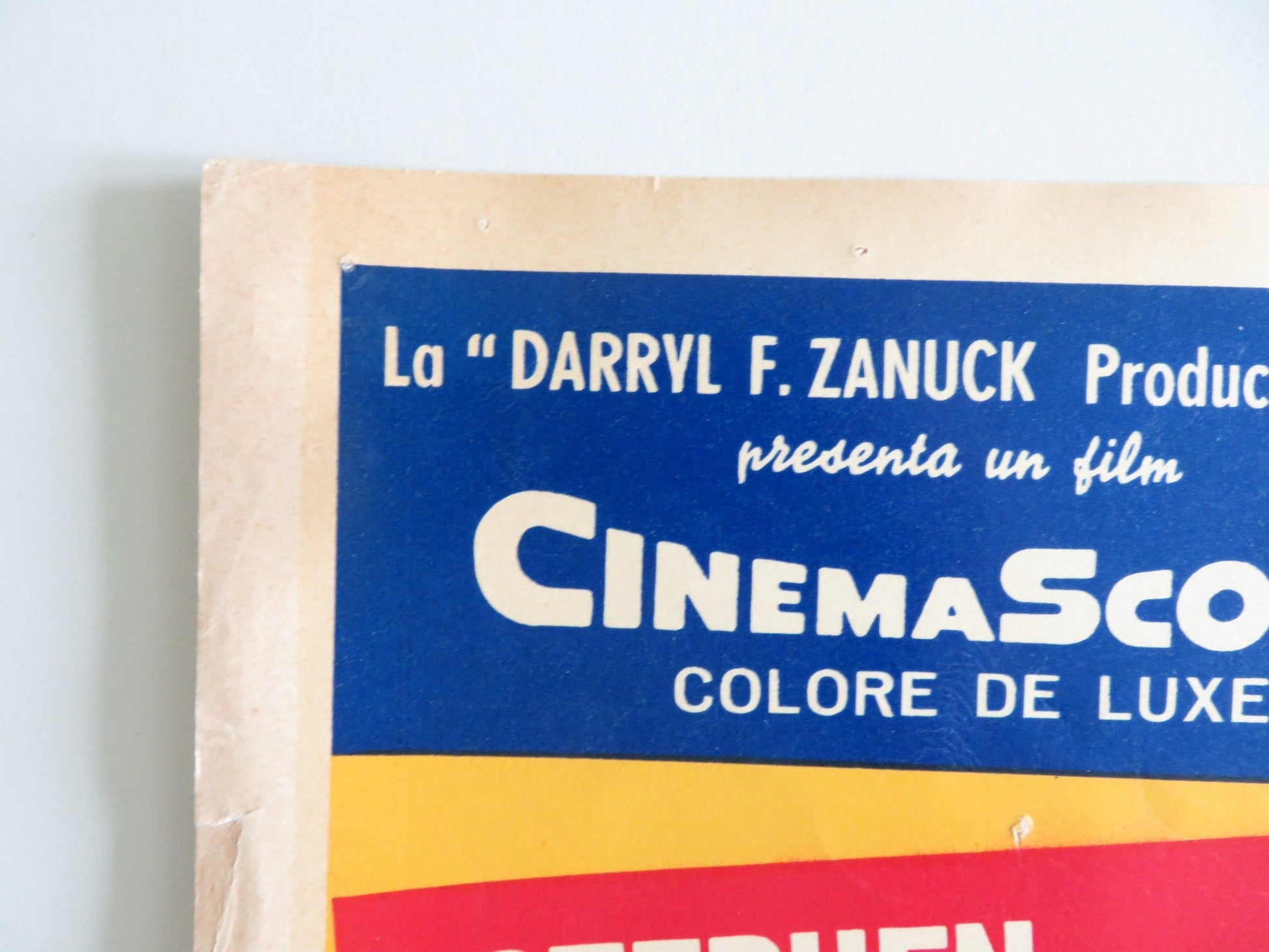 THE BIG GAMBLE - J ITALIAN FOTOBUSTA POSTER STEPHEN BOYD JULIETTE GRECO 1961 Rendezvous Cinema Movie posters