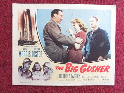 THE BIG GUSHER US LOBBY CARD FULL SET WAYNE MORRIS PRESTON FOSTER 1951 Rendezvous Cinema Movie posters