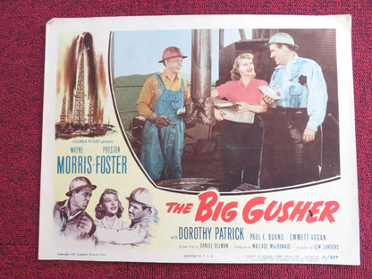 THE BIG GUSHER US LOBBY CARD FULL SET WAYNE MORRIS PRESTON FOSTER 1951 Rendezvous Cinema Movie posters