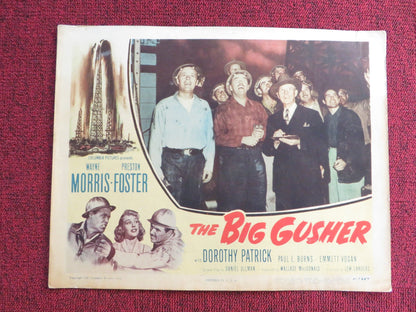 THE BIG GUSHER US LOBBY CARD FULL SET WAYNE MORRIS PRESTON FOSTER 1951 Rendezvous Cinema Movie posters
