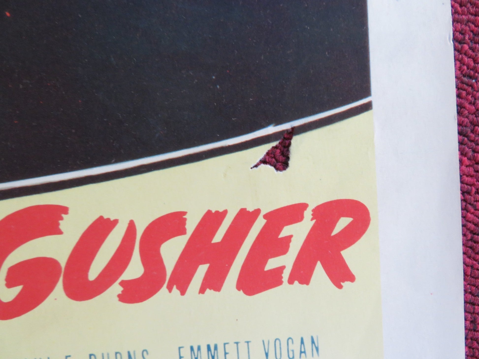 THE BIG GUSHER US LOBBY CARD FULL SET WAYNE MORRIS PRESTON FOSTER 1951 Rendezvous Cinema Movie posters