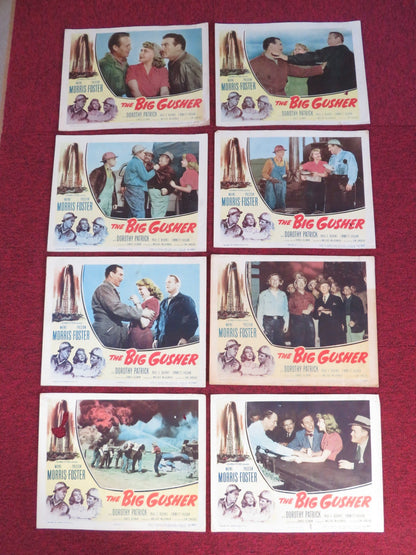 THE BIG GUSHER US LOBBY CARD FULL SET WAYNE MORRIS PRESTON FOSTER 1951 Rendezvous Cinema Movie posters