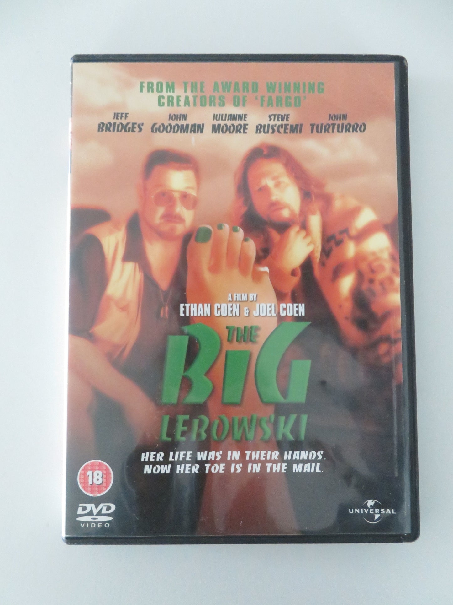 The Big Lebowski (DVD) Jeff Bridges John Goodman 1998 Region 2, 4 Movie posters