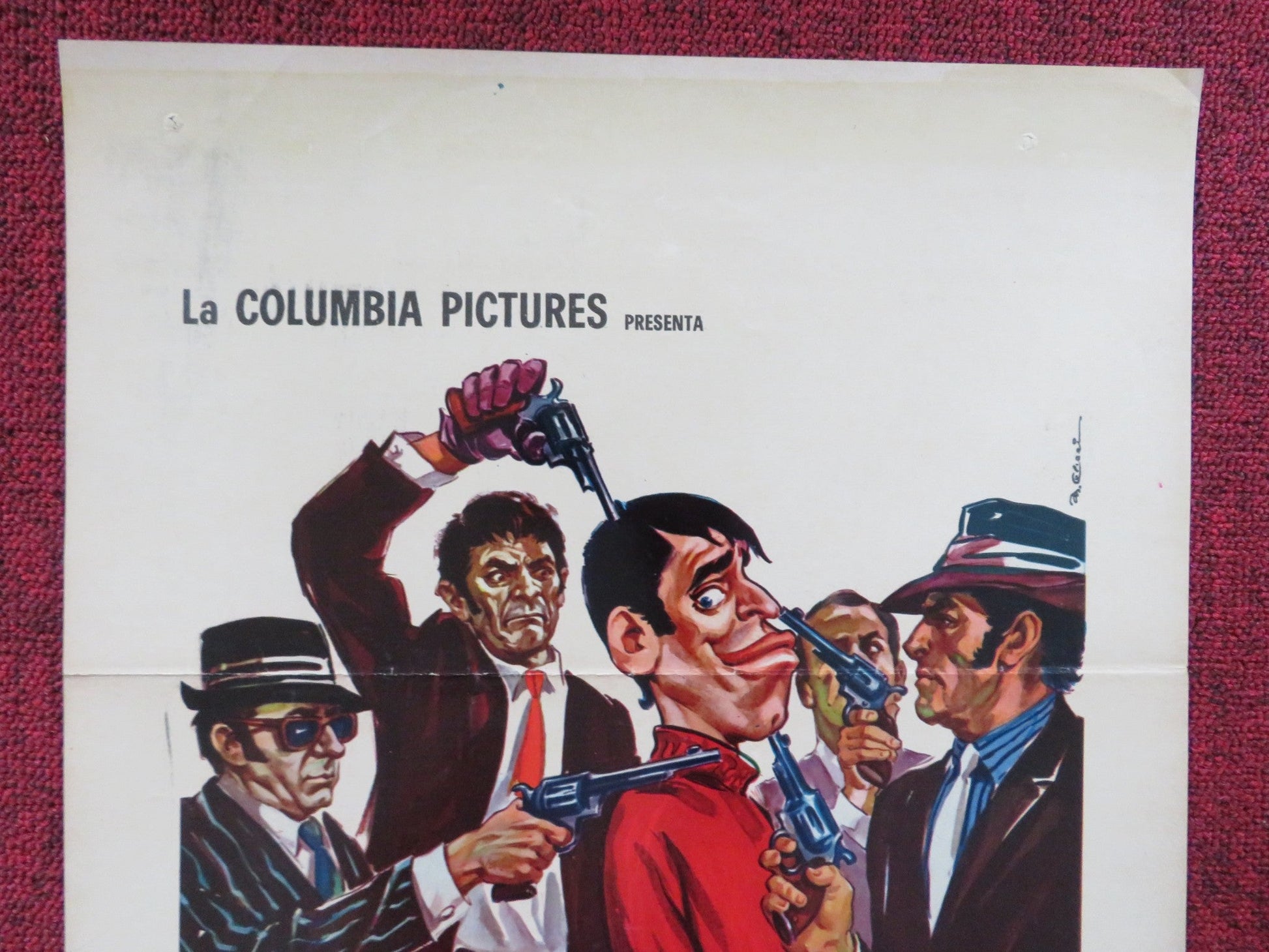 THE BIG MOUTH ITALIAN LOCANDINA POSTER JERRY LEWIS HAROLD J. STONE 1967 Rendezvous Cinema Movie posters