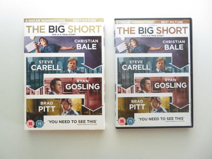 THE BIG SHORT (DVD) CHRISTIAN BALE BRAD PITT STEVE CARELL 2015 REGION 2 Movie posters