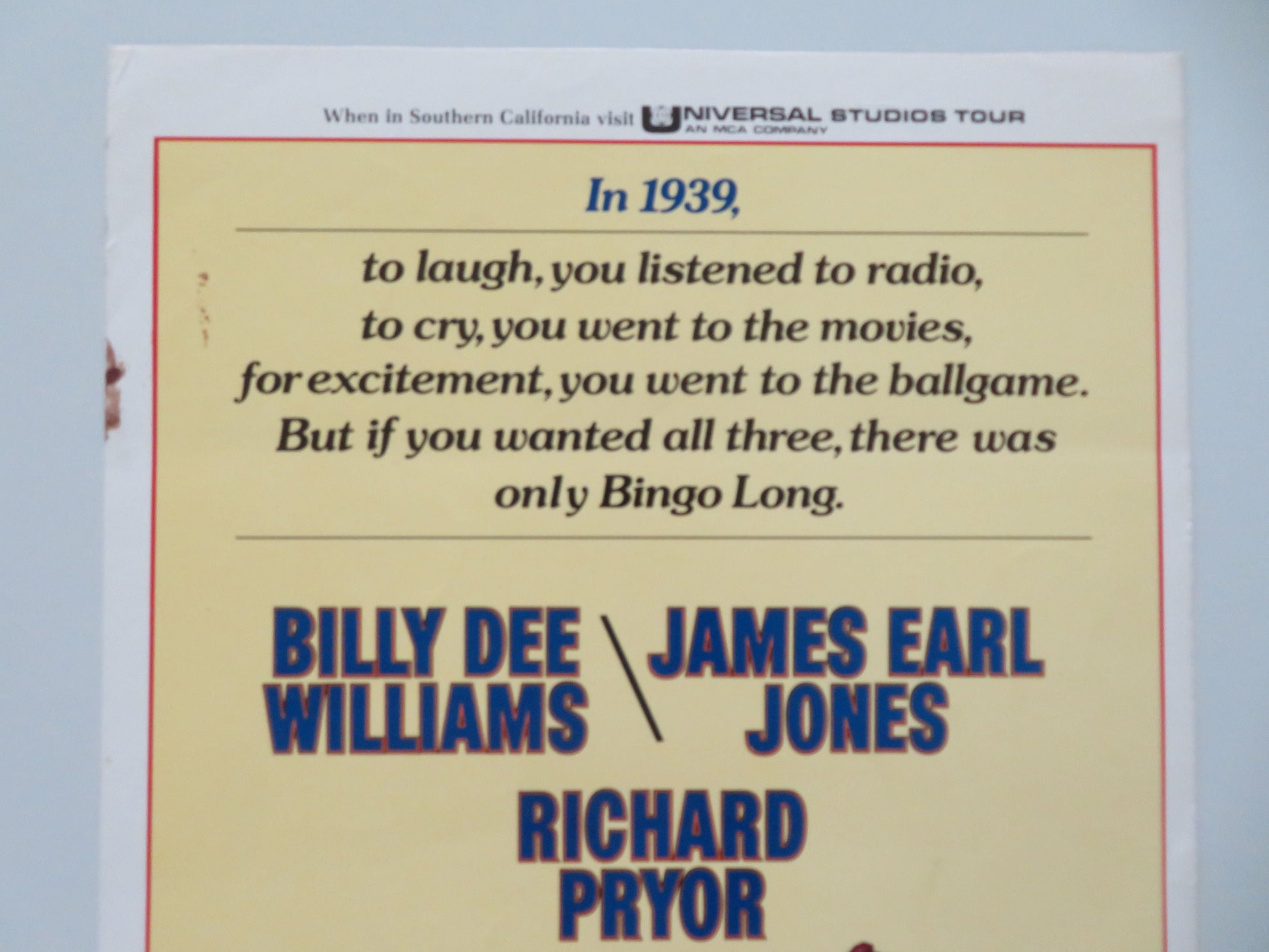 The Bingo Long Traveling All-Stars & Motor Kings US Insert Poster 1976 Movie posters