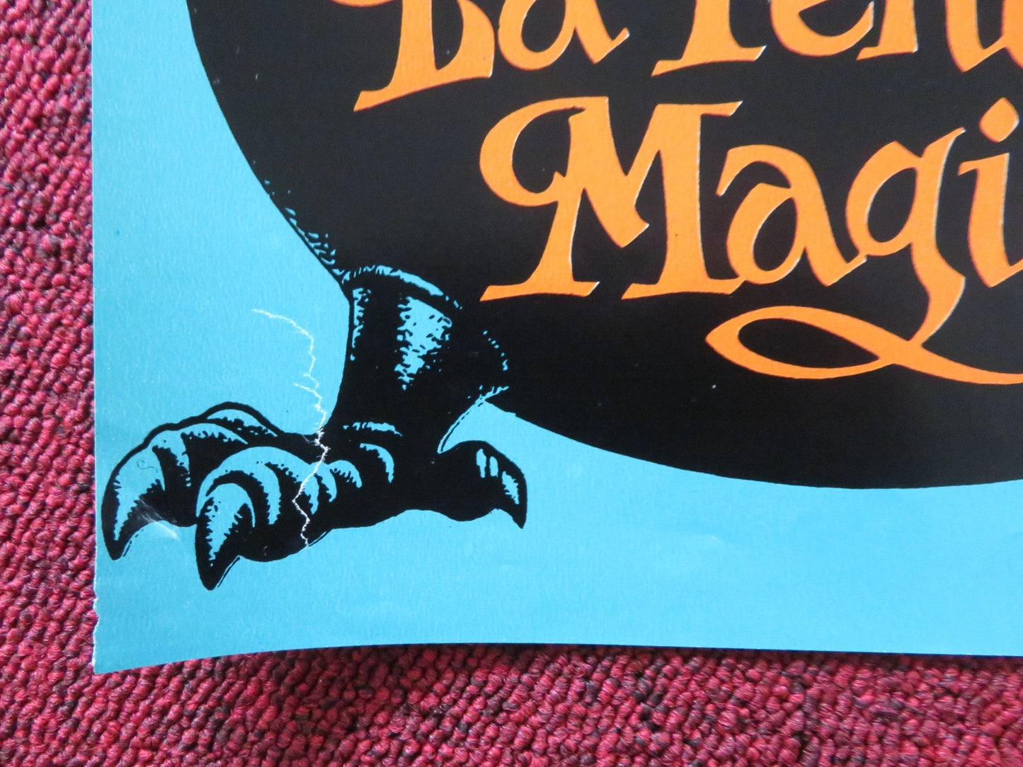 THE BLACK CAULDRON - B ITALIAN FOTOBUSTA POSTER DISNEY GRANT BARDSLEY 1985 Rendezvous Cinema Movie posters