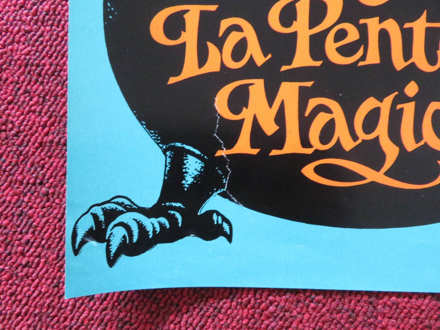 THE BLACK CAULDRON - C ITALIAN FOTOBUSTA POSTER DISNEY GRANT BARDSLEY 1985 Rendezvous Cinema Movie posters