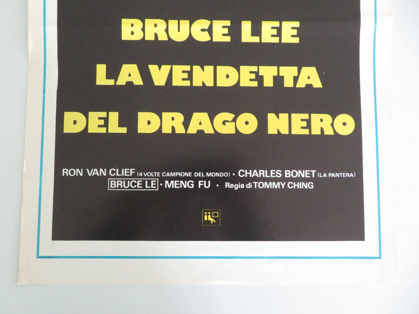 THE BLACK DRAGON'S REVENGE ITALIAN LOCANDINA POSTER RON VAN CLEEF BONET 1981 Movie posters