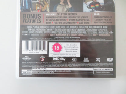 The Black Phone (DVD) Mason Thames Madeleine McGraw Ethan Hawke 2022 Region 2,4 Movie posters