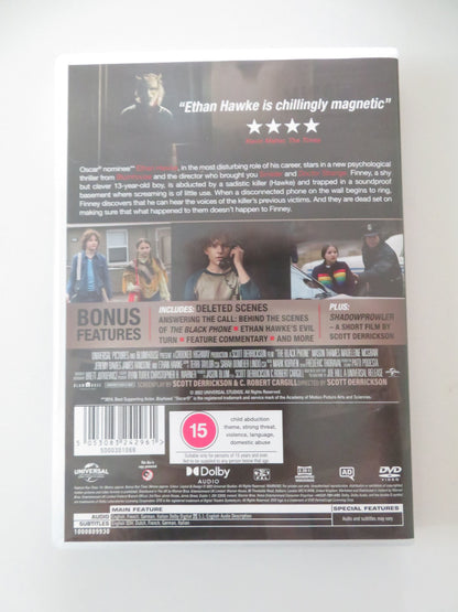 The Black Phone (DVD) Mason Thames Madeleine McGraw Ethan Hawke 2022 Region 2,4 Movie posters