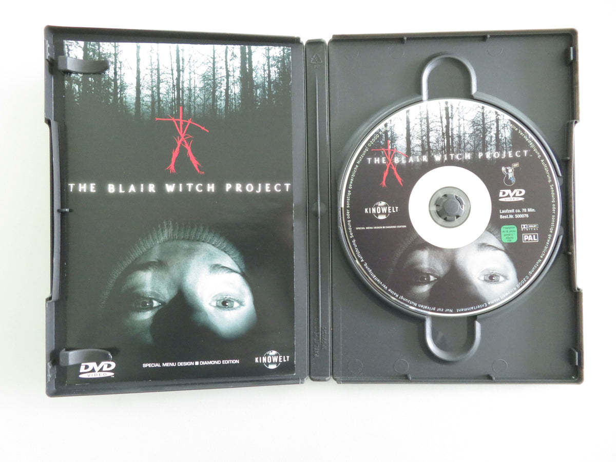 The Blair Witch Project (DVD) Heather Donahue Joshua Leonard 1999 Region 2 Movie posters