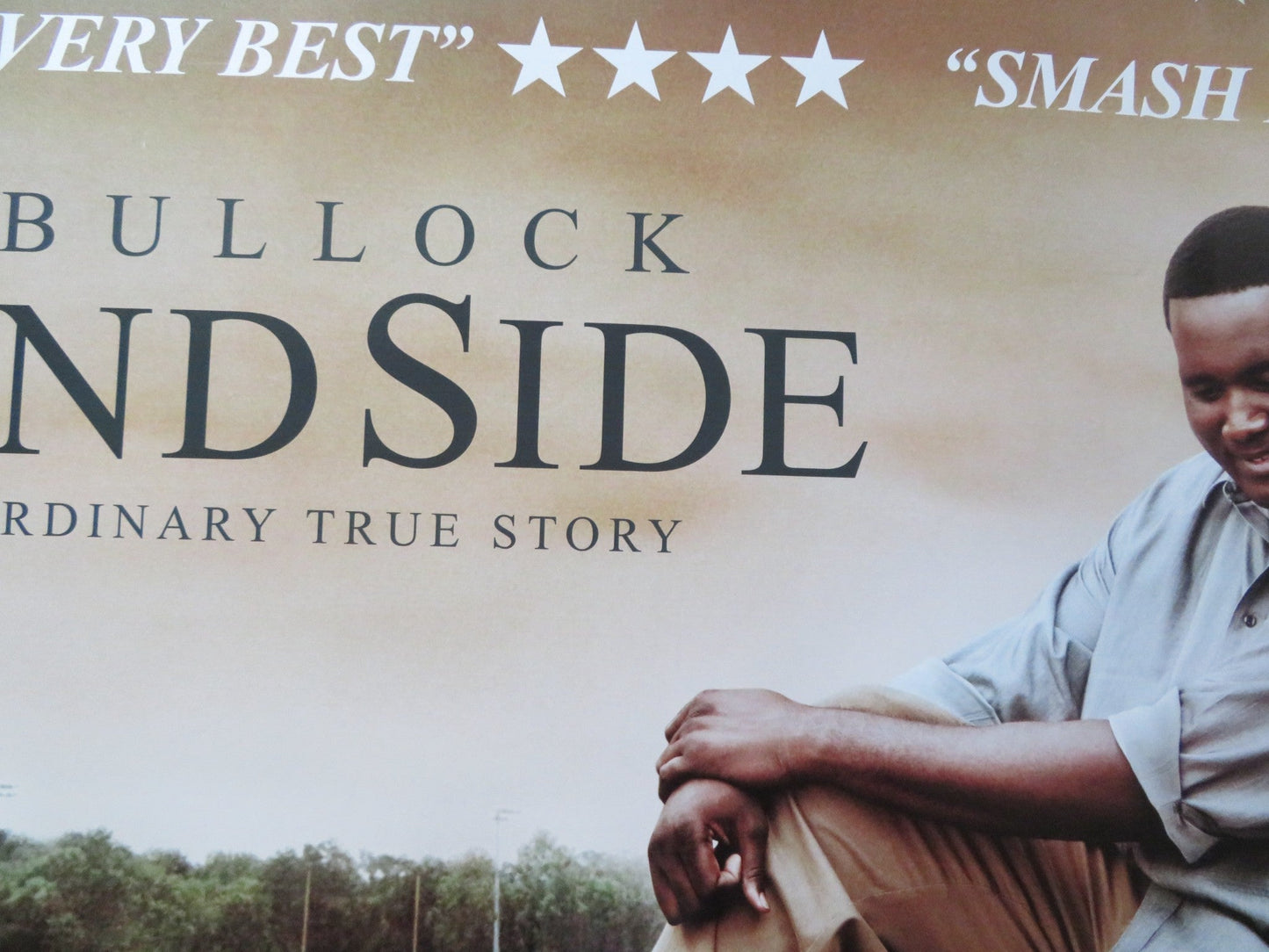 THE BLIND SIDE UK QUAD ROLLED POSTER SANDRA BULLOCK QUINTON AARON 2009 Rendezvous Cinema Movie posters