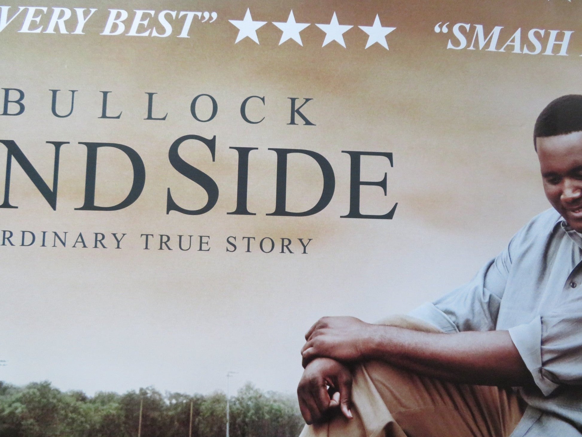 THE BLIND SIDE UK QUAD ROLLED POSTER SANDRA BULLOCK QUINTON AARON 2009 Rendezvous Cinema Movie posters