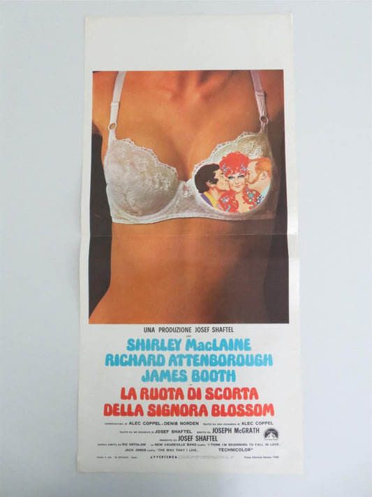 The Bliss of Mrs. Blossom Italian Locandina Poster MacLaine Attenborough 1968 Movie posters