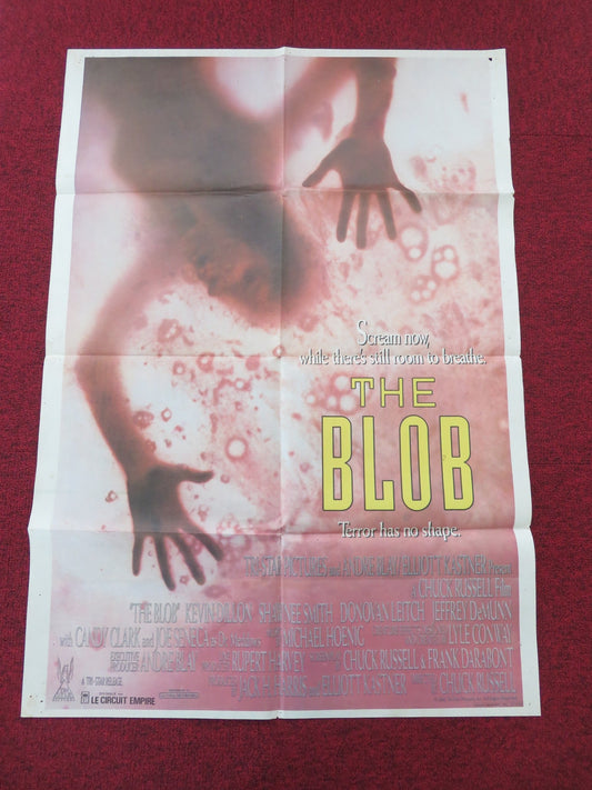 The Blob Lebanese Poster Folded Kevin Dillon Shawnee Smith 1988 Movie posters