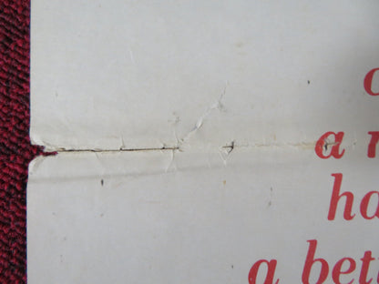 THE BLUE ANGEL FOLDED US ONE SHEET POSTER CURD JURGENS MAY BRITT 1959 Rendezvous Cinema Movie posters