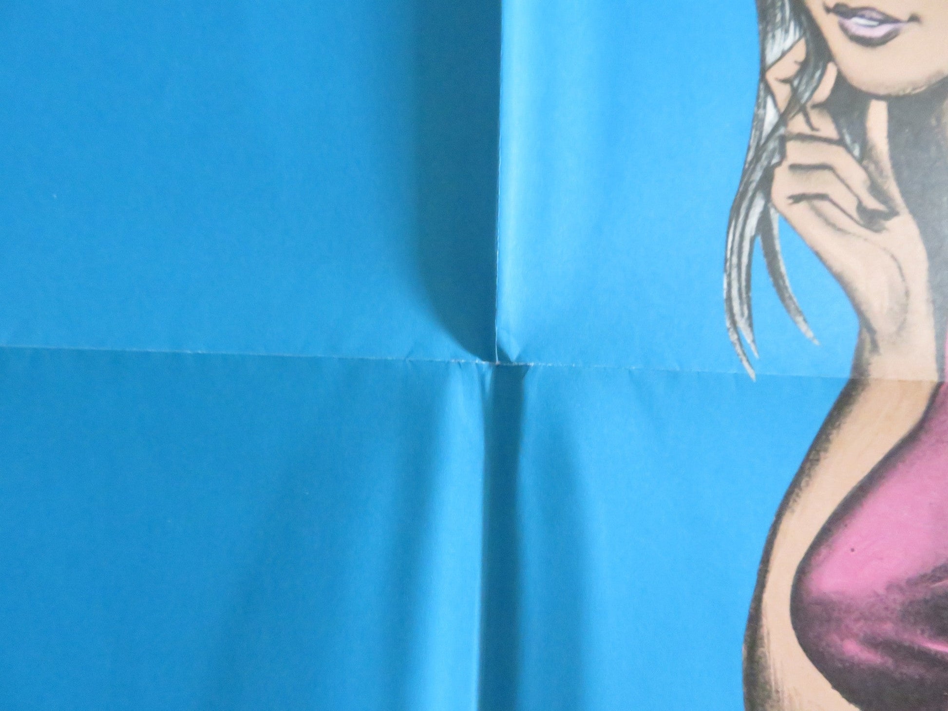 THE BLUE BALLOON FOLDED US ONE SHEET POSTER LISBETH OLSEN RICHARD MILES 1973 Rendezvous Cinema Movie posters