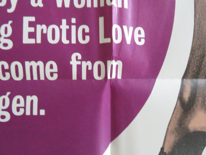 THE BLUE BALLOON FOLDED US ONE SHEET POSTER LISBETH OLSEN RICHARD MILES 1973 Rendezvous Cinema Movie posters