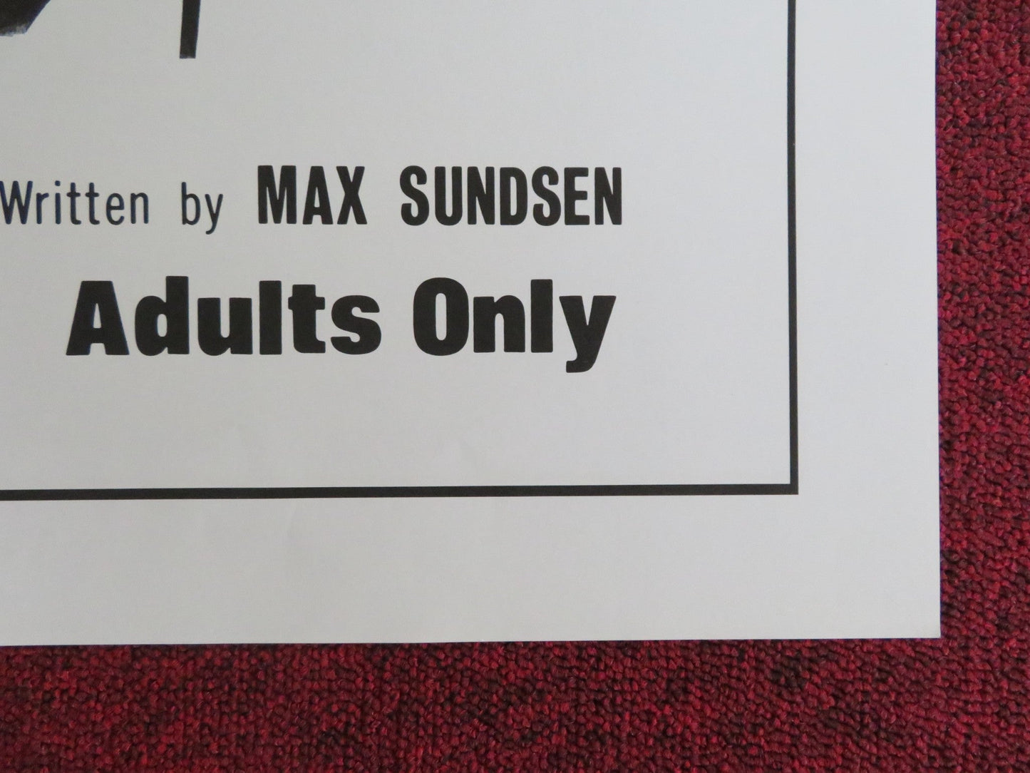 THE BLUE BALLOON FOLDED US ONE SHEET POSTER LISBETH OLSEN RICHARD MILES 1973 Rendezvous Cinema Movie posters