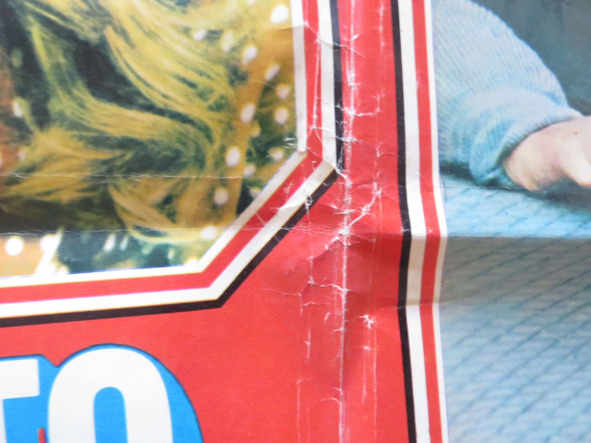 THE BLUE EYED BANDIT - A ITALIAN FOTOBUSTER POSTER FOLDED FRANCO NERO 1980 Rendezvous Cinema Movie posters