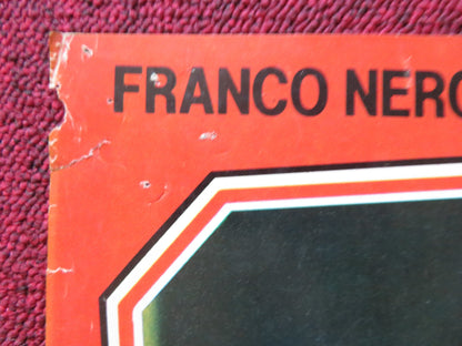 THE BLUE EYED BANDIT - A ITALIAN FOTOBUSTER POSTER FOLDED FRANCO NERO 1980 Rendezvous Cinema Movie posters