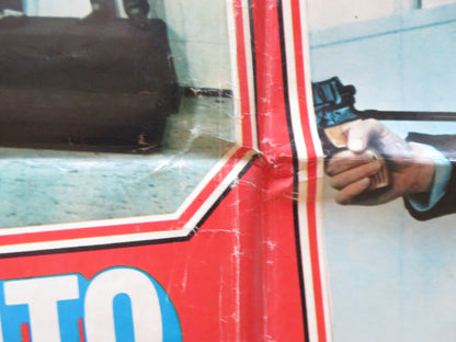 THE BLUE EYED BANDIT - B ITALIAN FOTOBUSTER POSTER FOLDED FRANCO NERO 1980 Rendezvous Cinema Movie posters