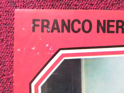 THE BLUE EYED BANDIT - B ITALIAN FOTOBUSTER POSTER FOLDED FRANCO NERO 1980 Rendezvous Cinema Movie posters