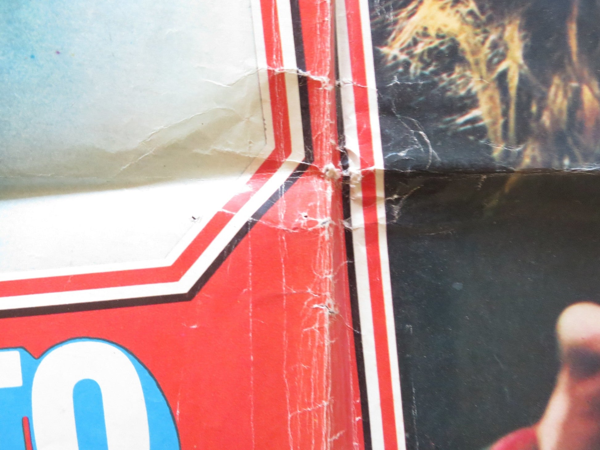 THE BLUE EYED BANDIT - C ITALIAN FOTOBUSTER POSTER FOLDED FRANCO NERO 1980 Rendezvous Cinema Movie posters