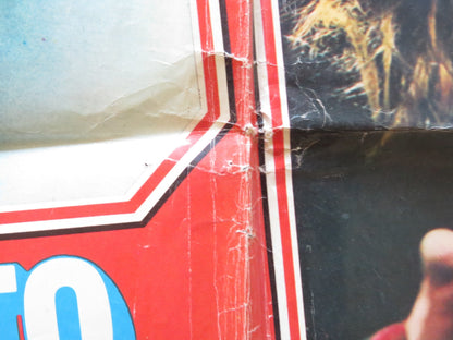 THE BLUE EYED BANDIT - C ITALIAN FOTOBUSTER POSTER FOLDED FRANCO NERO 1980 Rendezvous Cinema Movie posters