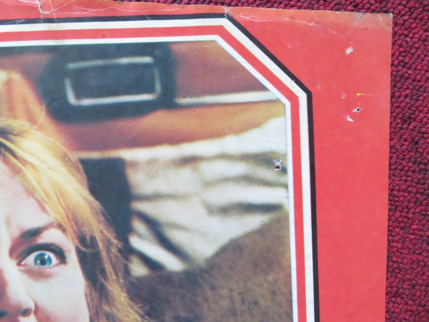 THE BLUE EYED BANDIT - C ITALIAN FOTOBUSTER POSTER FOLDED FRANCO NERO 1980 Rendezvous Cinema Movie posters