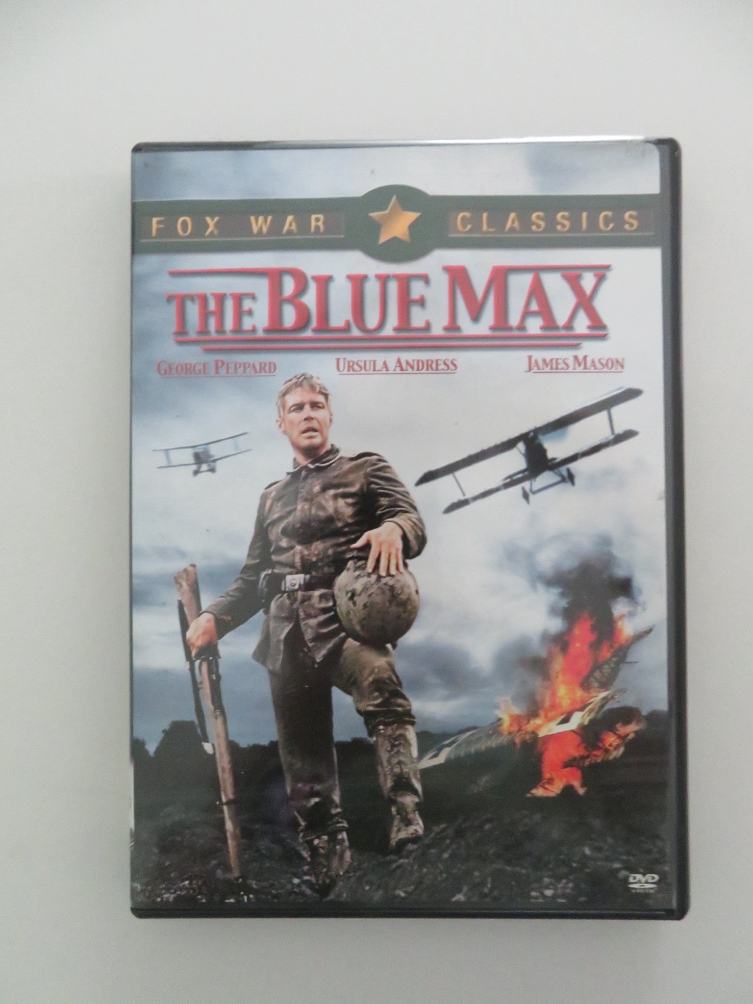 THE BLUE MAX (DVD) GEORGE PEPPARD URSULA ANDRESS 1966 REGION 1 Movie posters