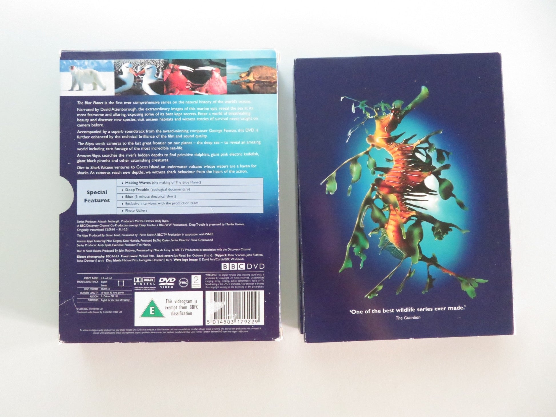 THE BLUE PLANET - SPECIAL EDITION (DVD BOXSET) DAVID ATTENBOROUGH REGION 0 Movie posters