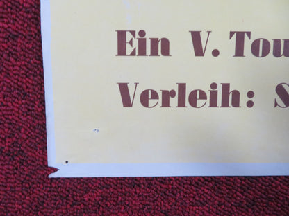 THE BLUE STRAW HAT GERMAN A1 POSTER FOLDED MARGOT HIELSCHER KARL SCHONBOCK Rendezvous Cinema Movie posters