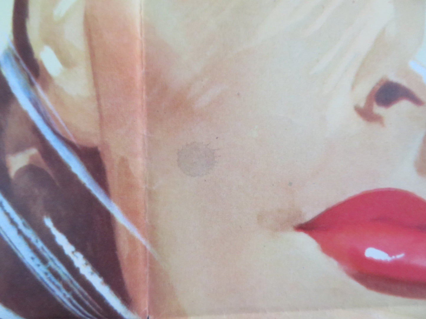 THE BLUE STRAW HAT GERMAN A1 POSTER FOLDED MARGOT HIELSCHER KARL SCHONBOCK Rendezvous Cinema Movie posters