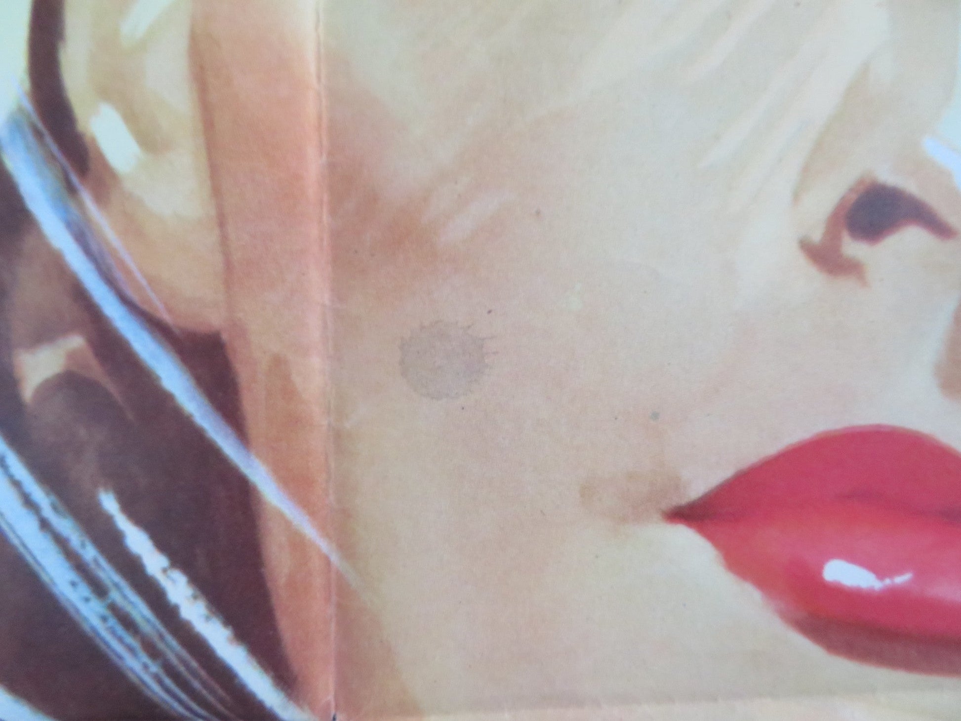 THE BLUE STRAW HAT GERMAN A1 POSTER FOLDED MARGOT HIELSCHER KARL SCHONBOCK Rendezvous Cinema Movie posters