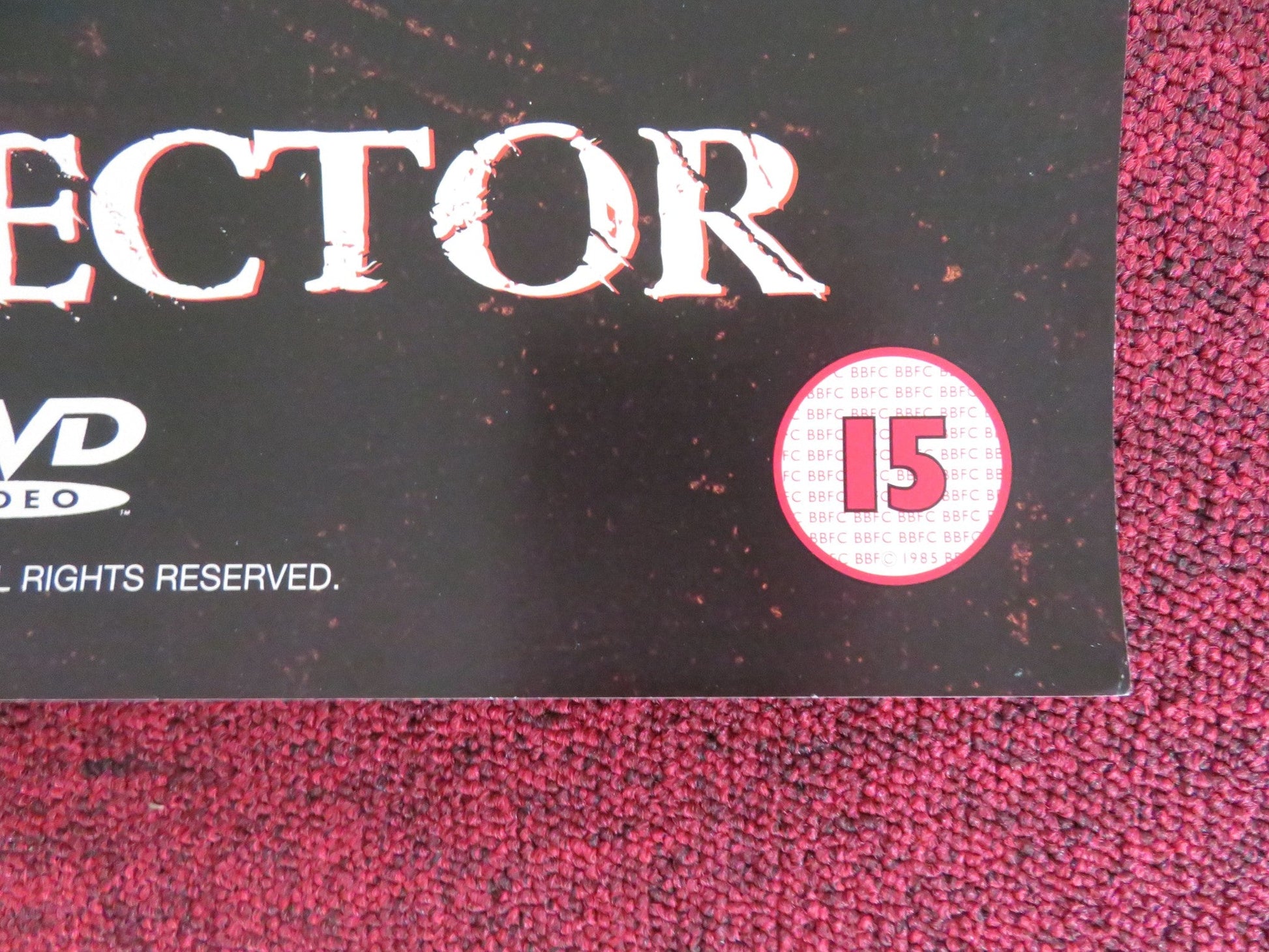 THE BONE COLLECTOR DVD POSTER DENZEL WASHINGTON ANGELINA JOLIE 1999 Rendezvous Cinema Movie posters